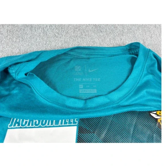 Jacksonville Jaguars Nike Mens T Shirt 4XL Blue Dri-FIT NFL On Field - Picture 3 of 6